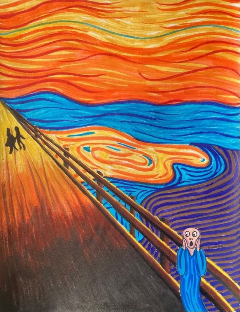 Edvard Munch's - 'The Scream' Art