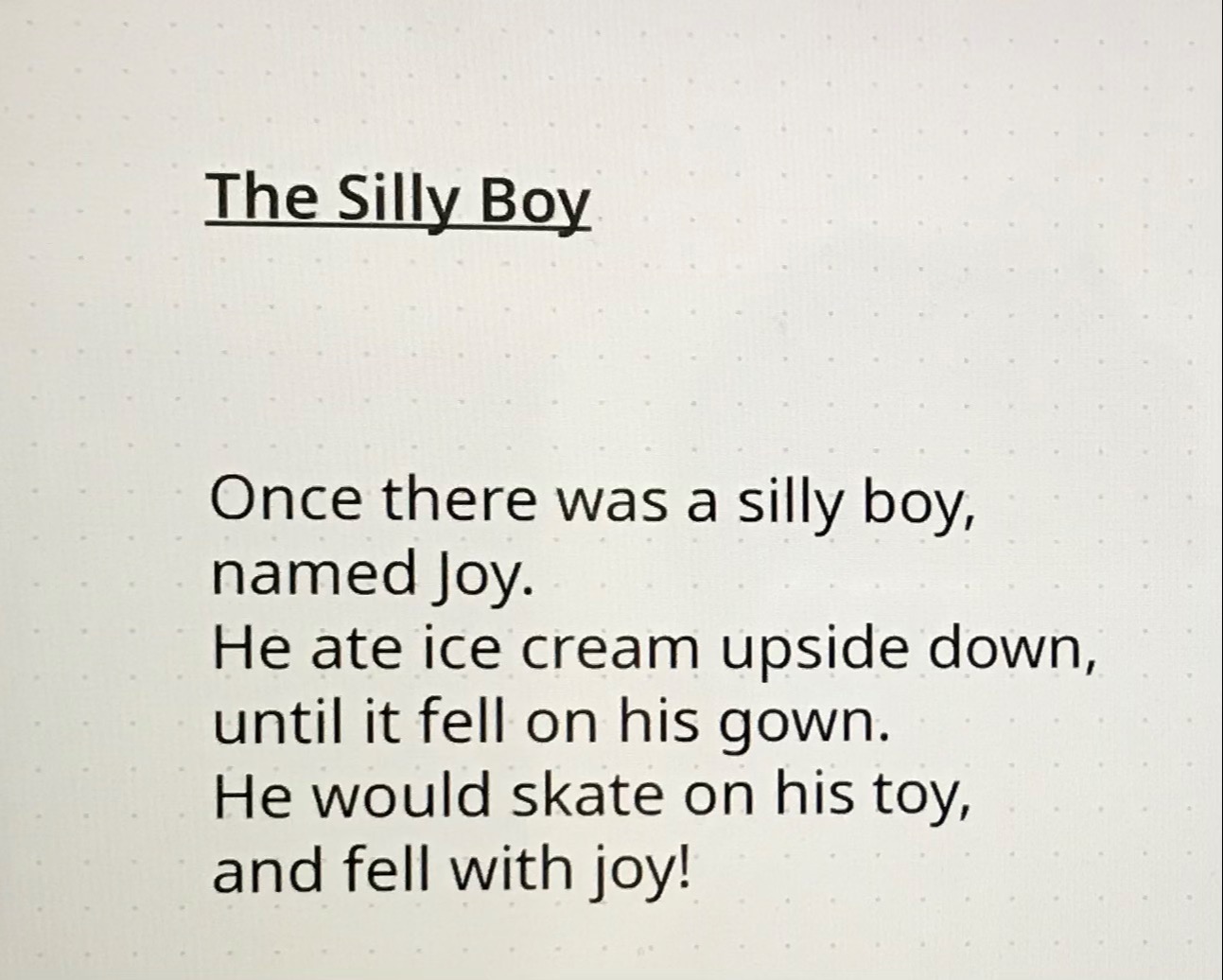 I made a poem !!!