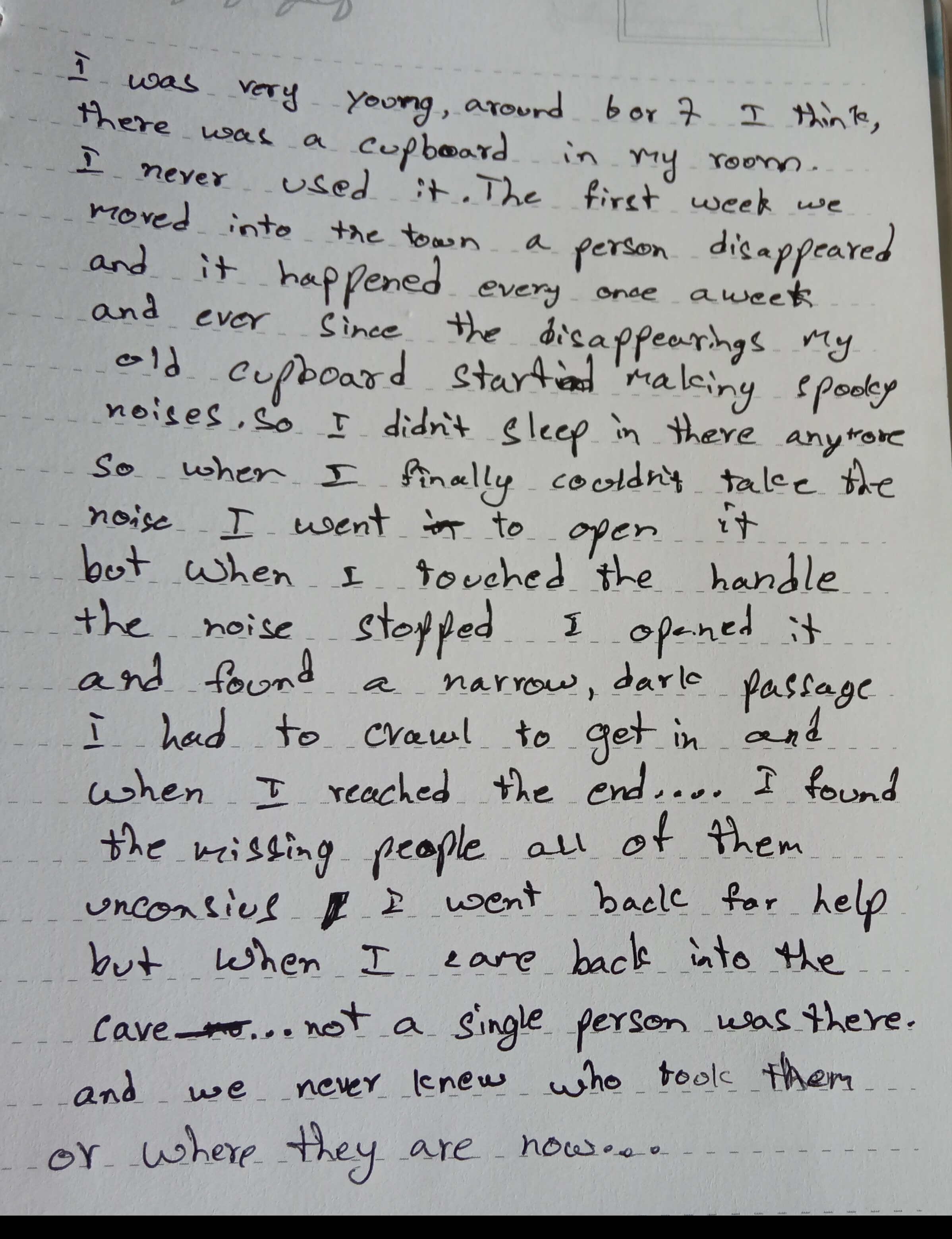 A spooky story