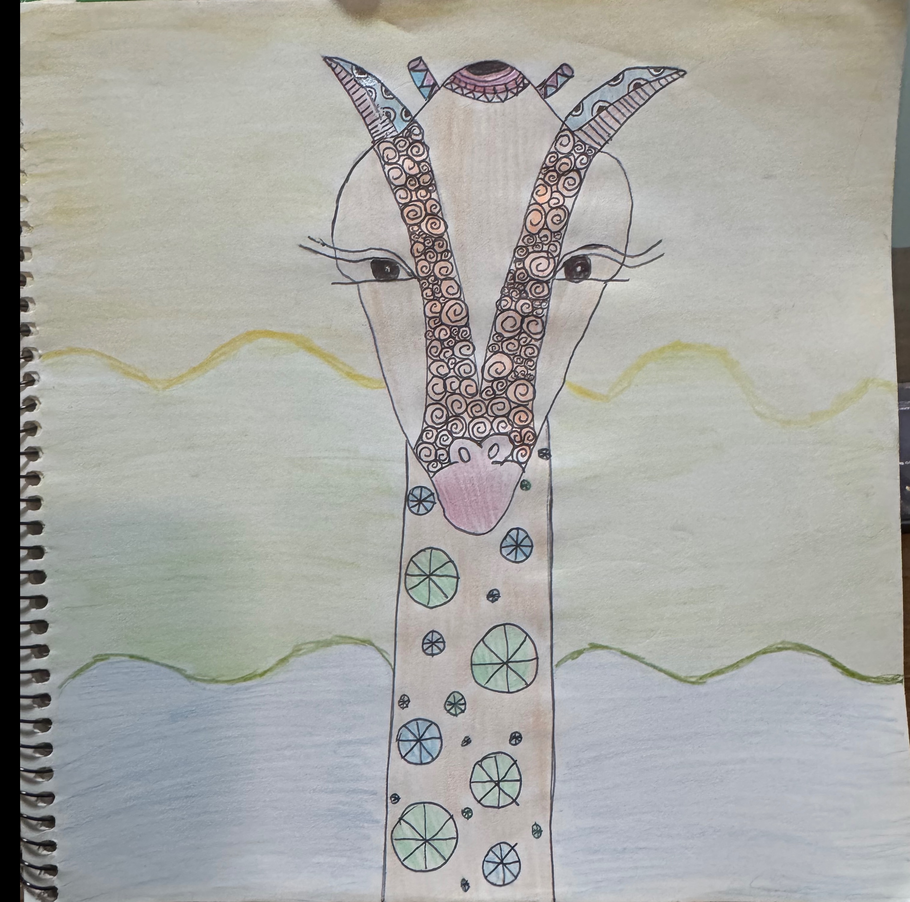 Pattern giraffe
