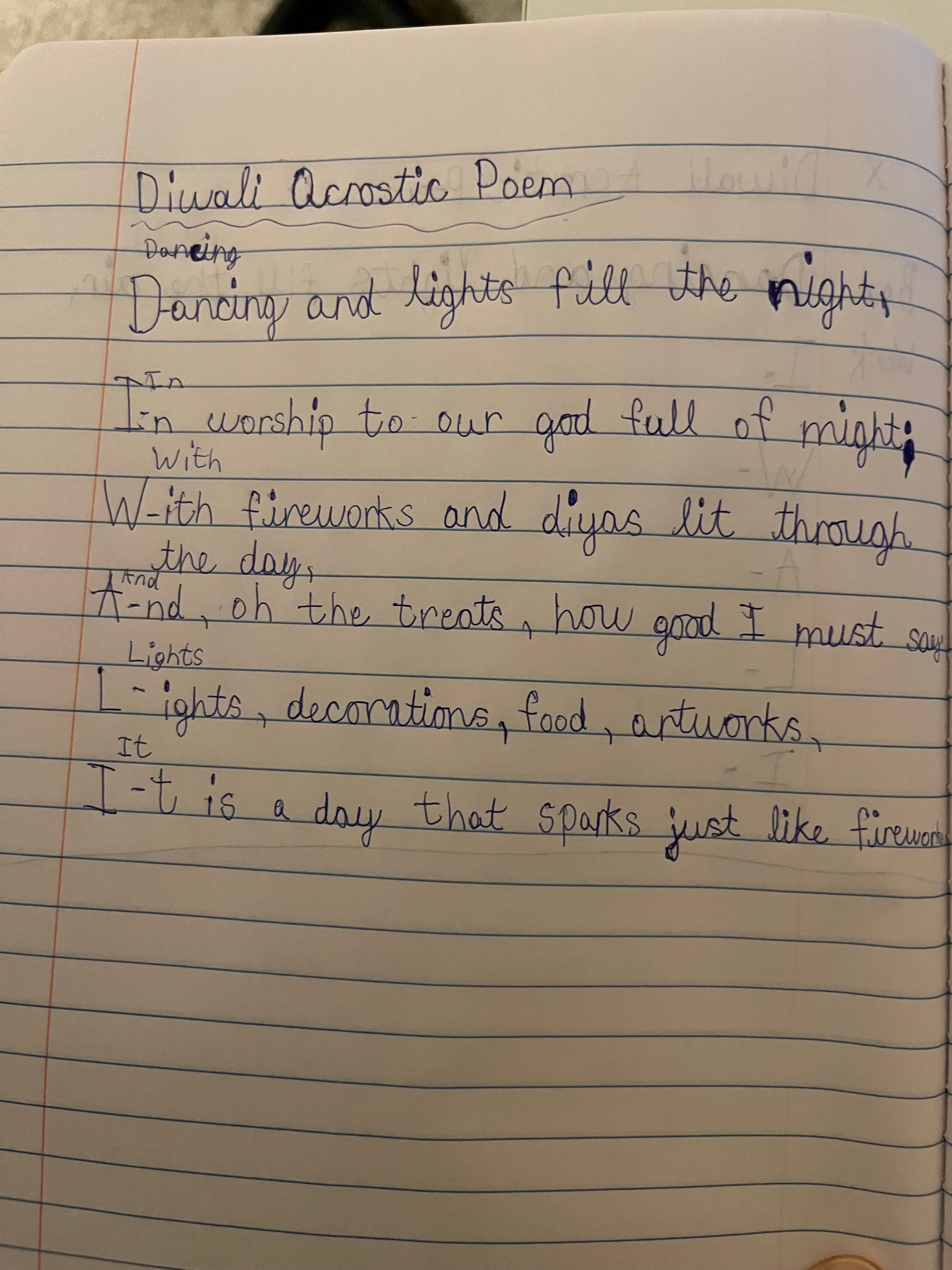 Creative Writing Challenge: Happy Diwali!