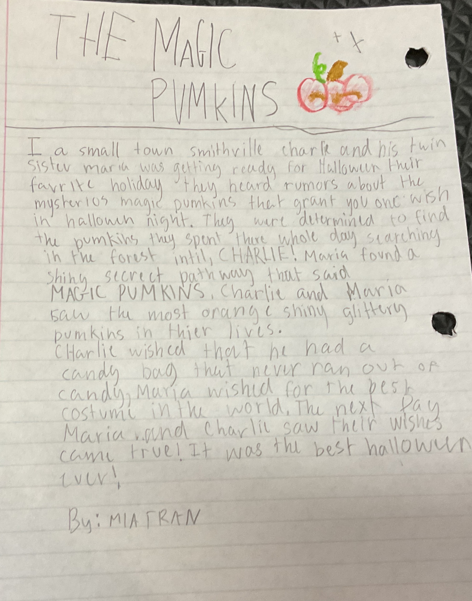 The magic pumpkins 🎃