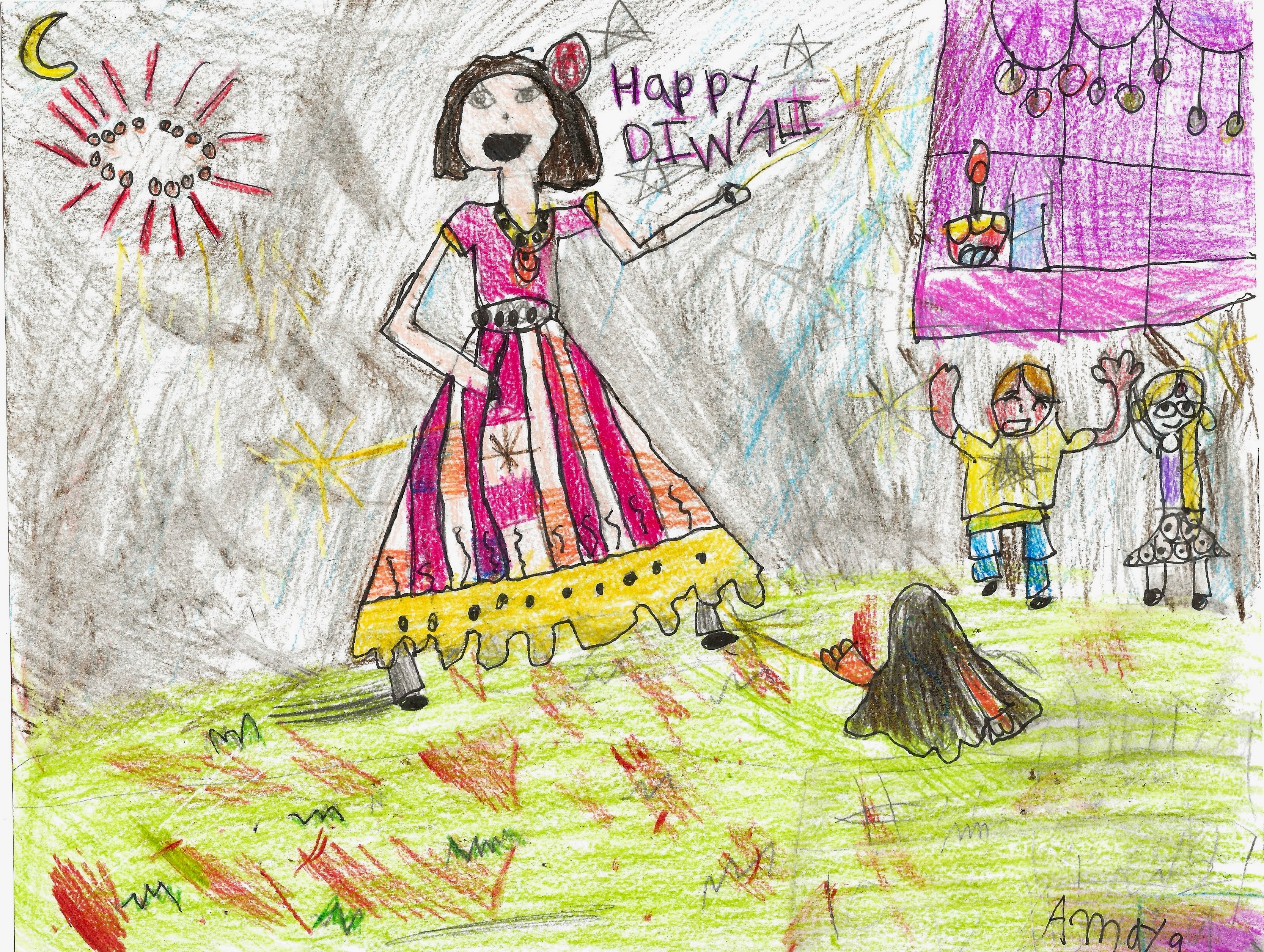 Amaya's Joyful Diwali Celebration