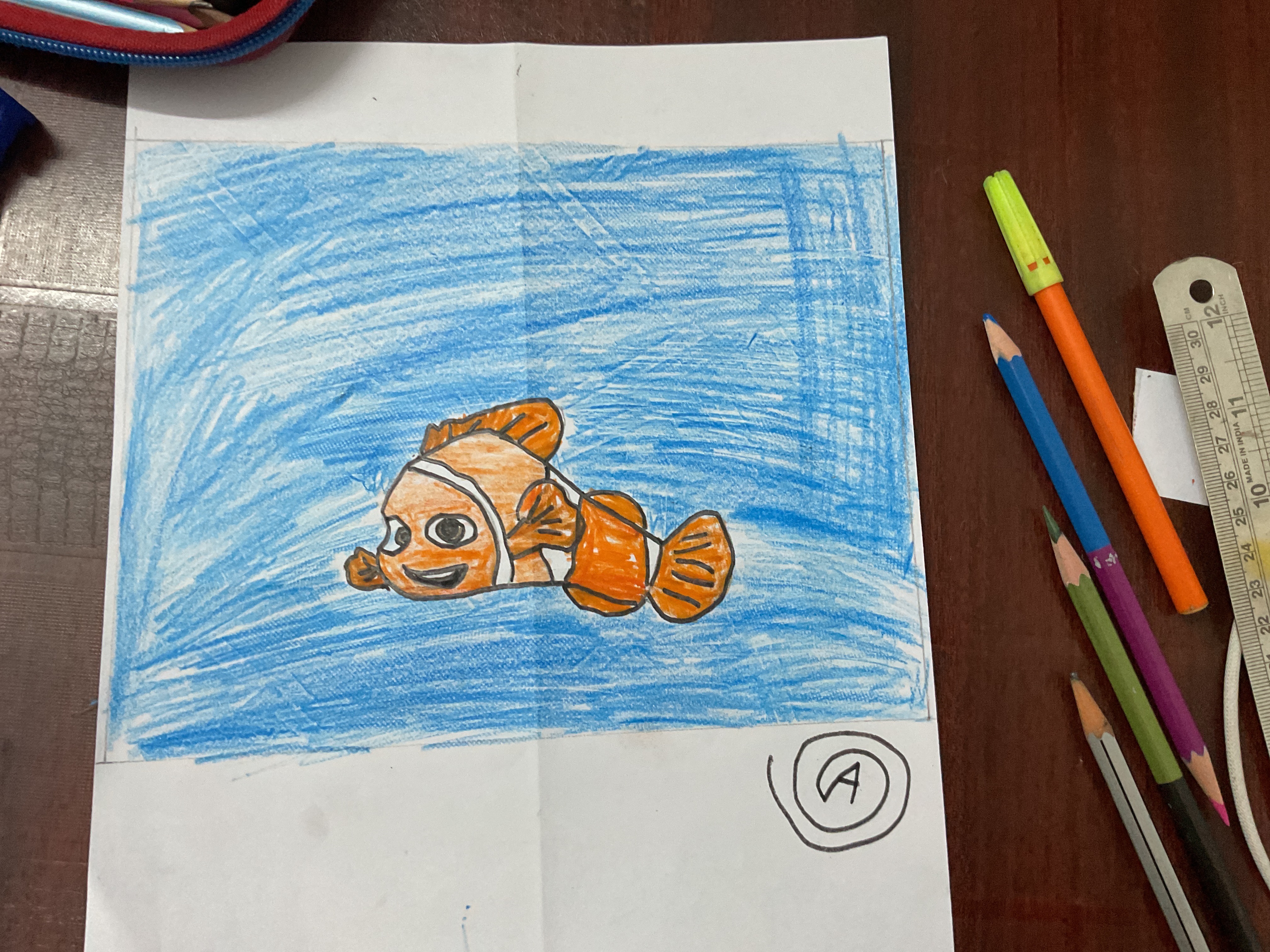 Finding Nemo homework Drawing
