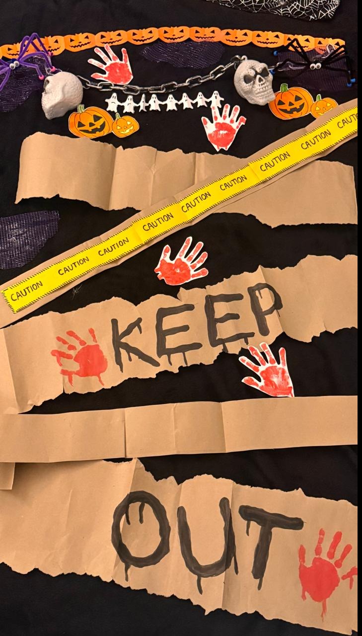 Halloween Door Decoration