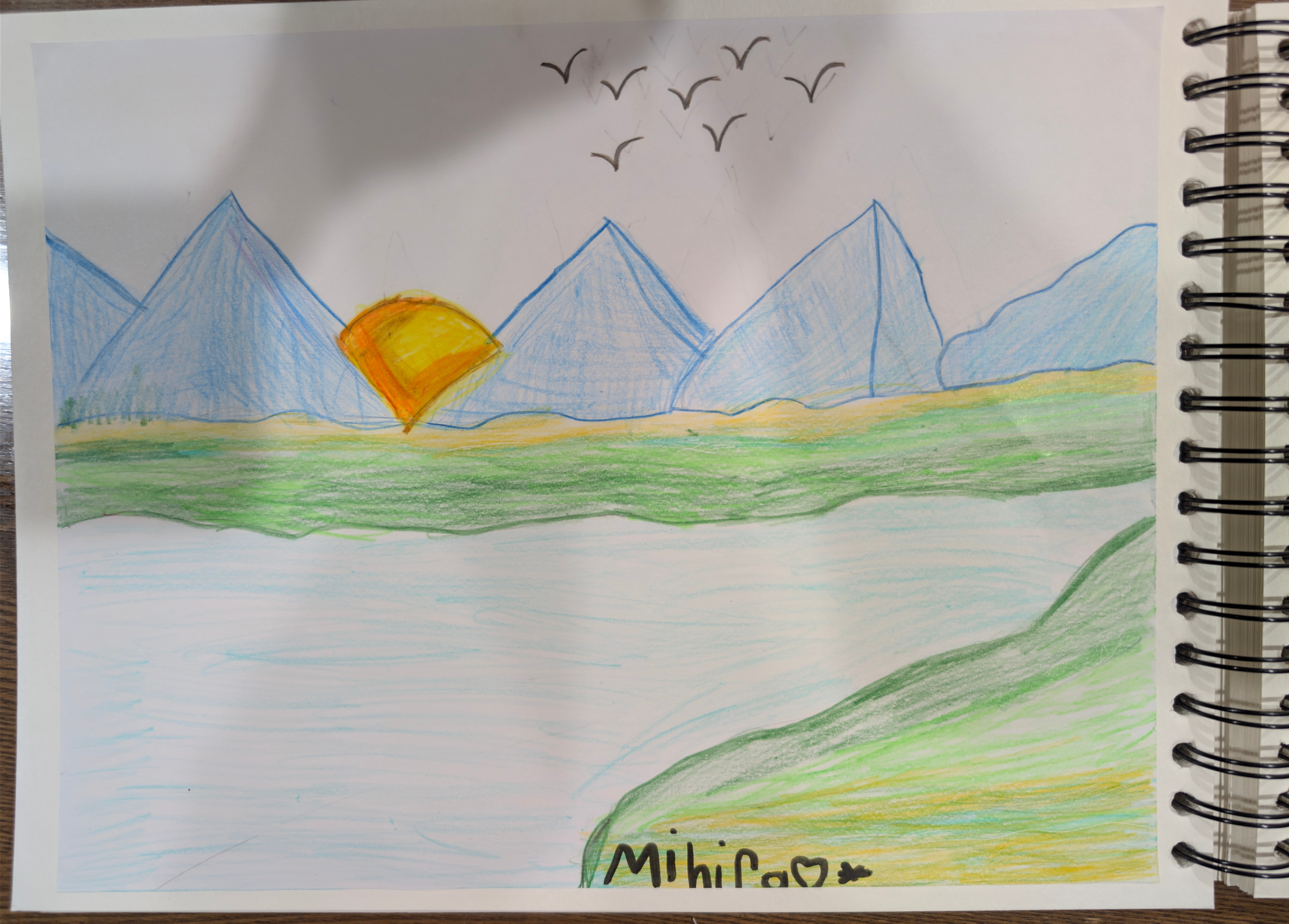 The beautiful mountains are amazing!