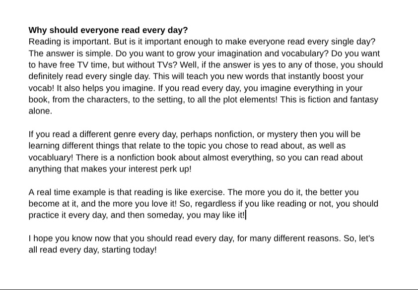 Why Should Everyone Read Every Day?
