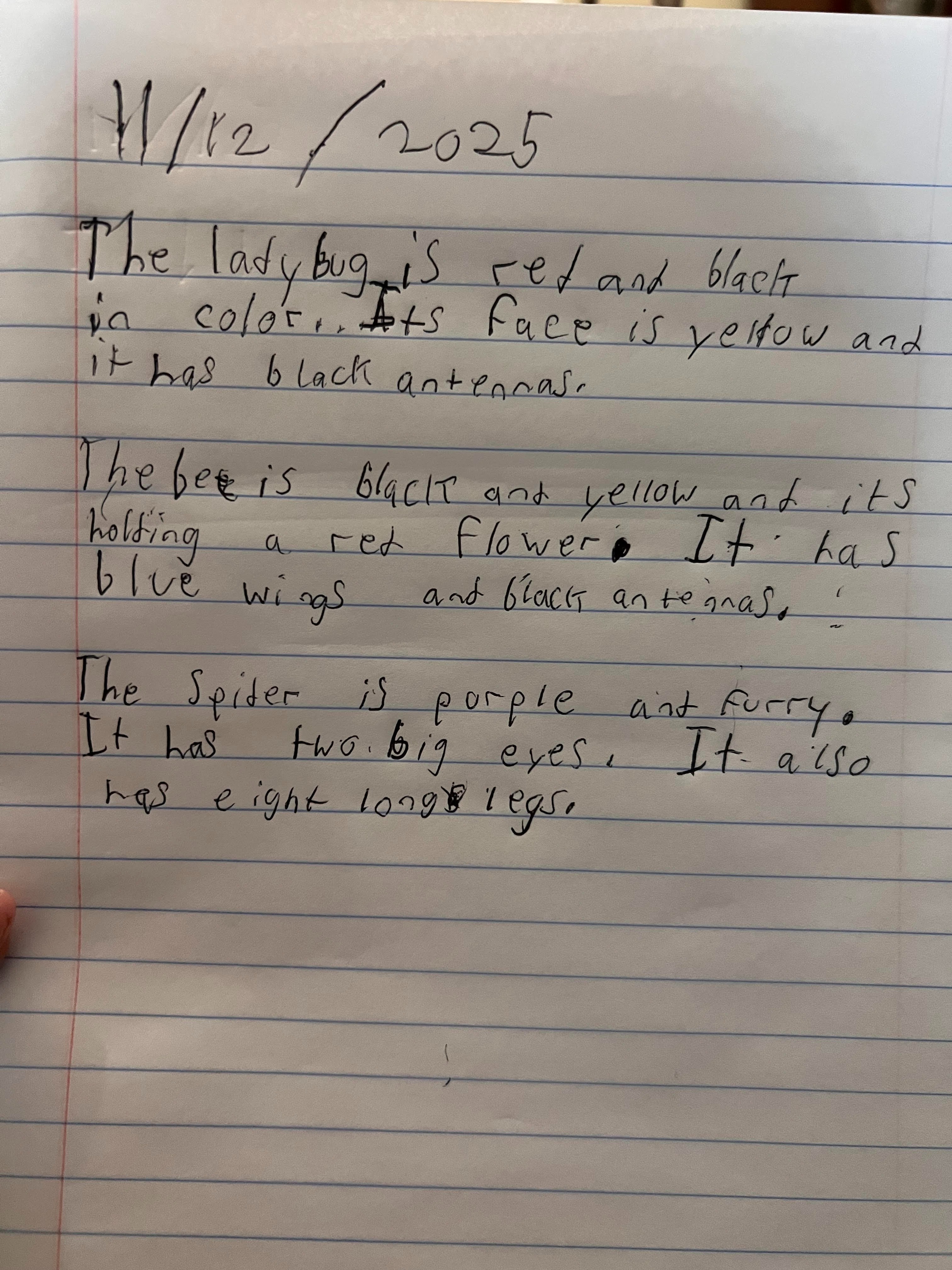 Holden Guerrier Writing