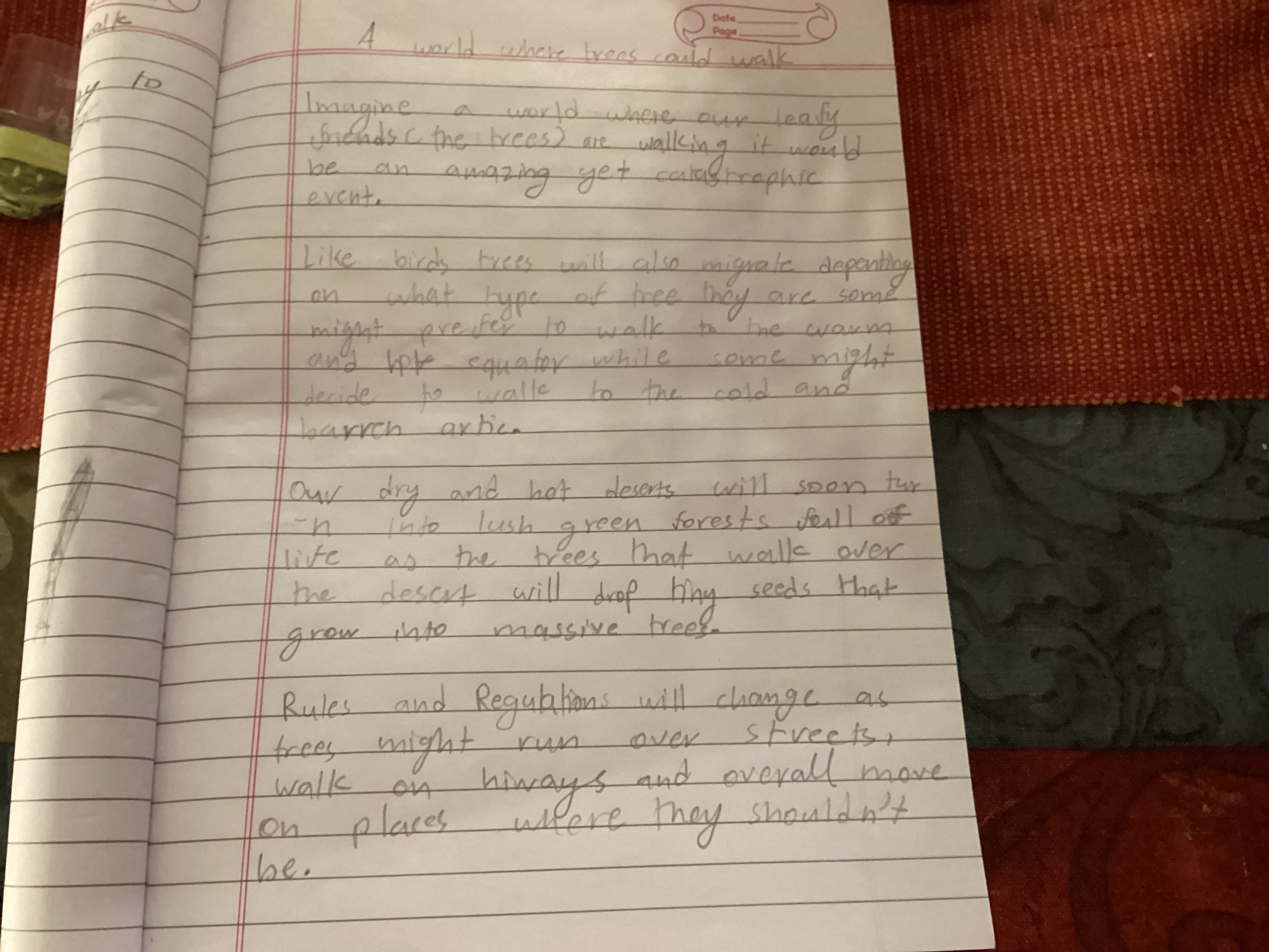 A world where trees could walk 