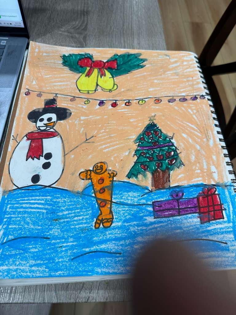 christmas drawing 