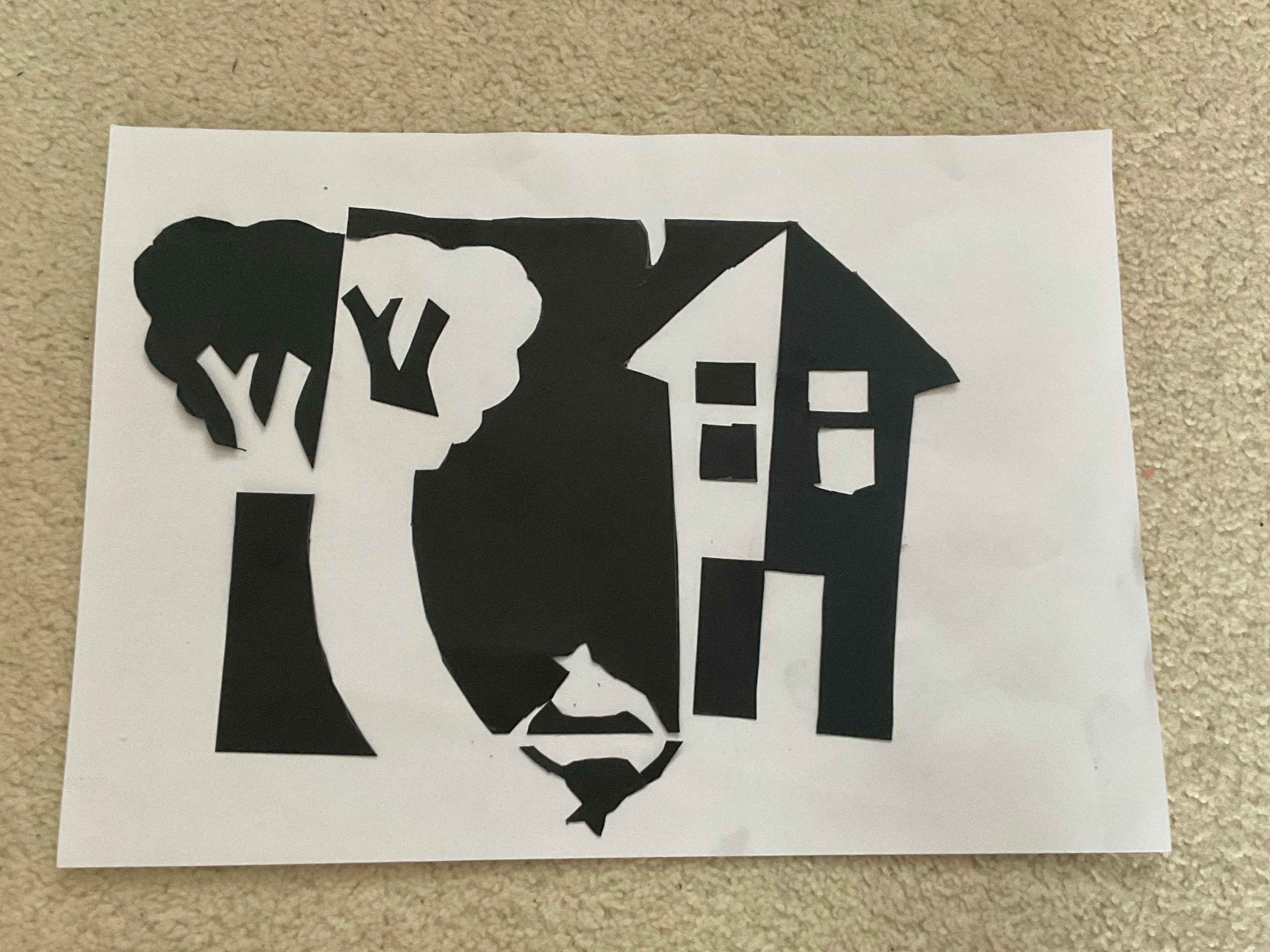 The upside down house 